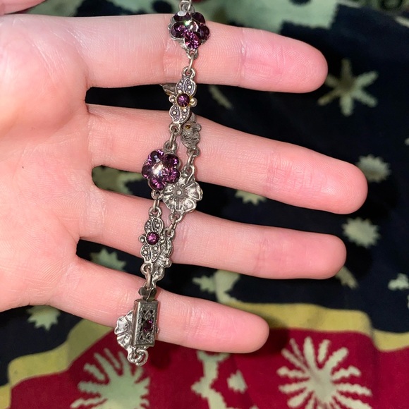 Antique vintage gemstone bracelet - Picture 1 of 4